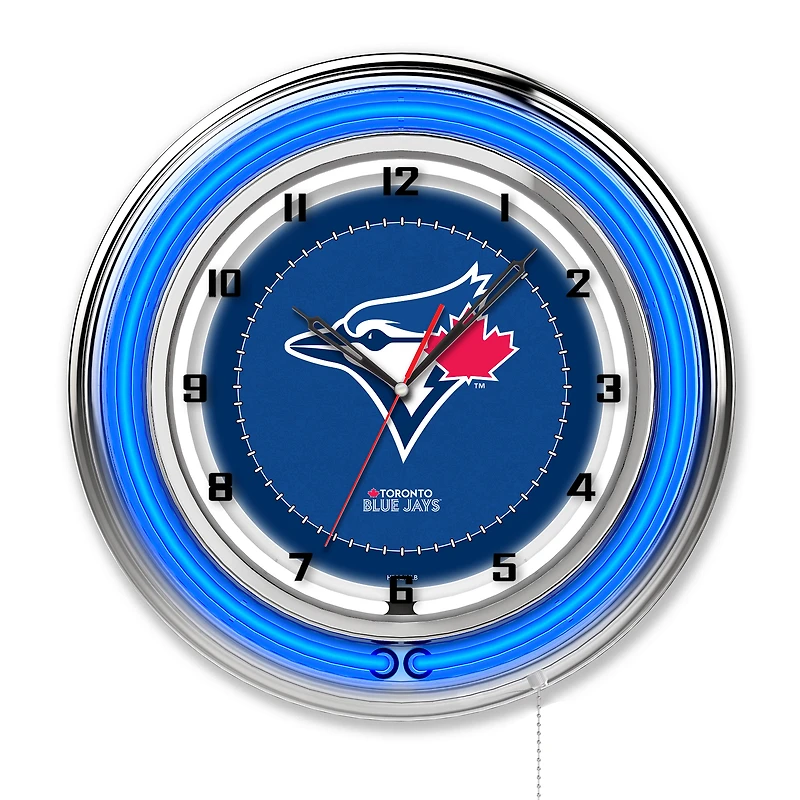 Toronto Blue Jays 19" Double Neon Wall Clock