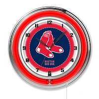 Boston Red Sox 19" Double Neon Wall Clock