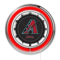 Arizona Diamondbacks 19" Double Neon Wall Clock