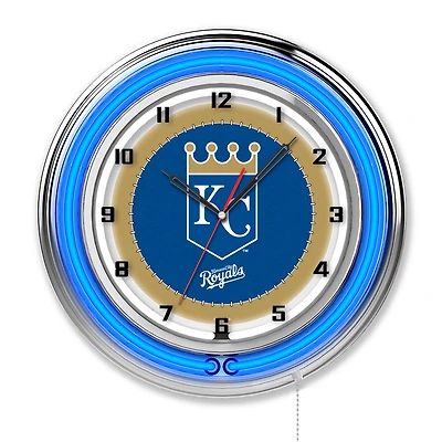 Kansas City Royals 19" Double Neon Wall Clock