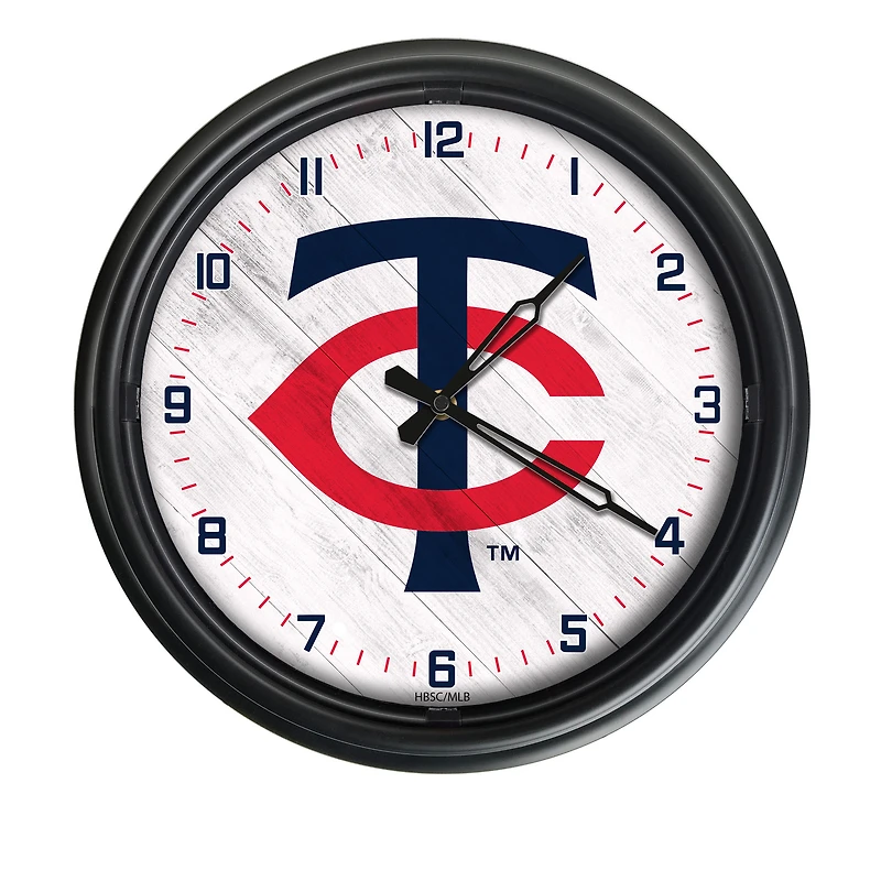 Minnesota Twins Indoor/Outdoor LED Wall Clock