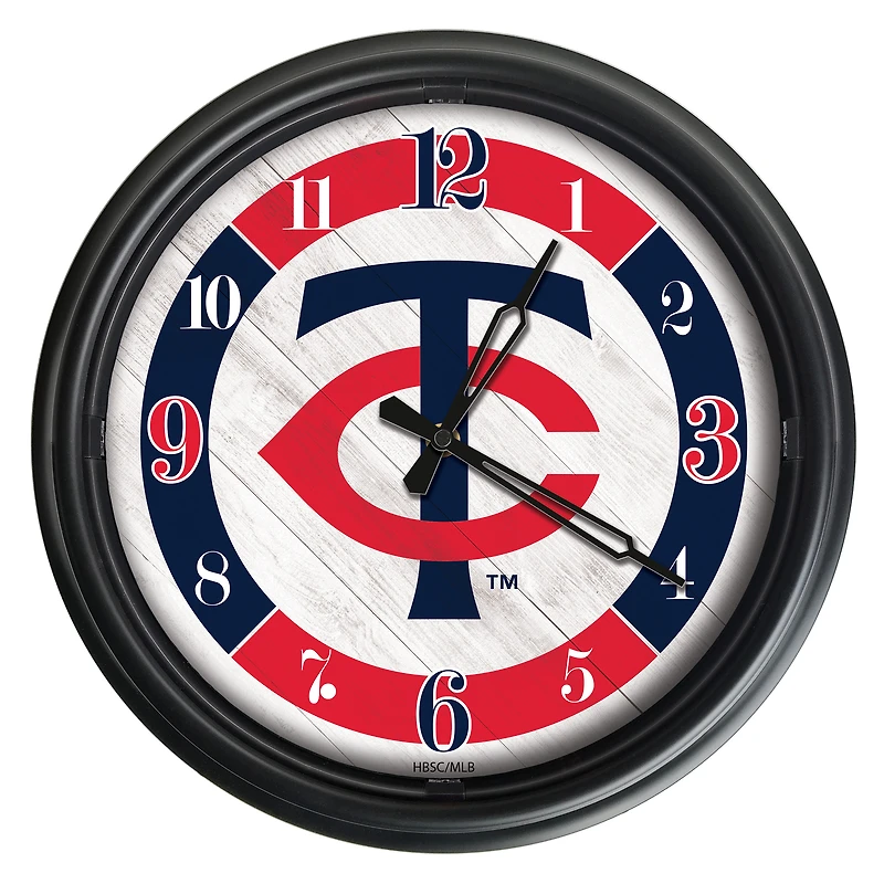 Minnesota Twins Indoor/Outdoor LED Wall Clock