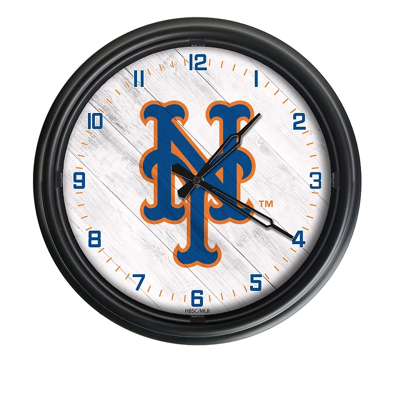 New York Mets Indoor/Outdoor LED Wall Clock