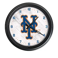 New York Mets Indoor/Outdoor LED Wall Clock