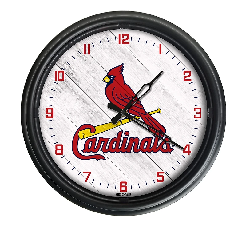 St. Louis Cardinals Indoor/Outdoor LED Wall Clock
