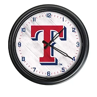 Texas Rangers Indoor/Outdoor LED Wall Clock