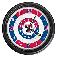 Texas Rangers Indoor/Outdoor LED Wall Clock