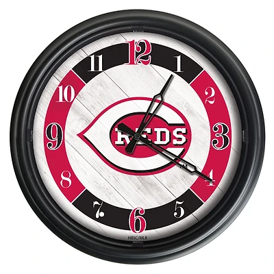 Cincinnati Reds Indoor/Outdoor LED Wall Clock