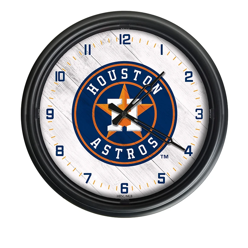 Houston Astros Indoor/Outdoor LED Wall Clock