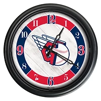 Cleveland Guardians Indoor/Outdoor LED Wall Clock