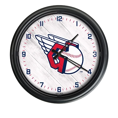 Cleveland Guardians Indoor/Outdoor LED Wall Clock