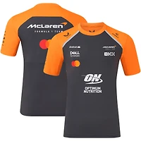 Men's McLaren  Anthracite/Orange McLaren F1 Team 2025 Replica Set Up T-Shirt