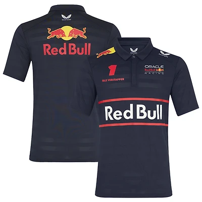 Men's Red Bull Racing Max Verstappen Navy Replica Driver Polo