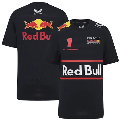 Youth Red Bull Racing Max Verstappen Navy Replica Driver T-Shirt