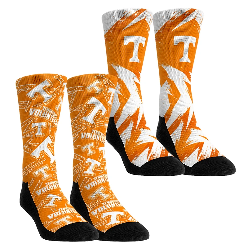 Youth Rock Em Socks Tennessee Volunteers Game Day Two-Pack Crew Socks Set