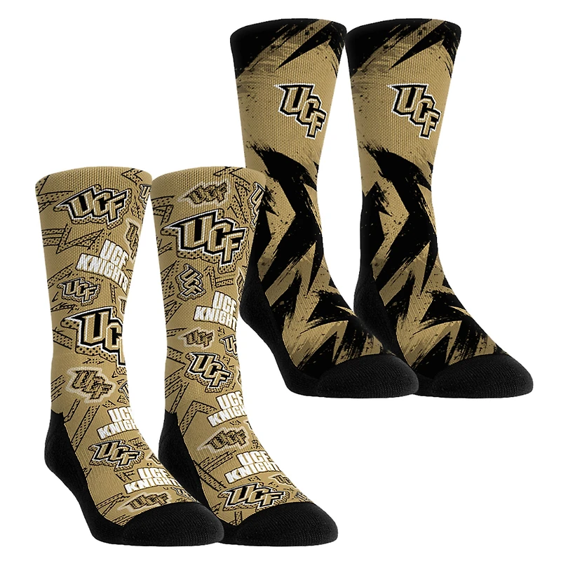 Youth Rock Em Socks UCF Knights Game Day Two-Pack Crew Socks Set