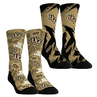 Youth Rock Em Socks  UCF Knights Game Day Two-Pack Crew Socks Set