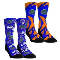Youth Rock Em Socks  Florida Gators Game Day Two-Pack Crew Socks Set
