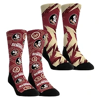 Youth Rock Em Socks  Florida State Seminoles Game Day Two-Pack Crew Socks Set