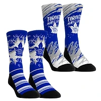 Youth Rock Em Socks  Toronto Maple Leafs Ice Breaker Two-Pack Crew Socks Set