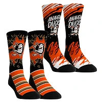 Youth Rock Em Socks  Anaheim Ducks Ice Breaker Two-Pack Crew Socks Set