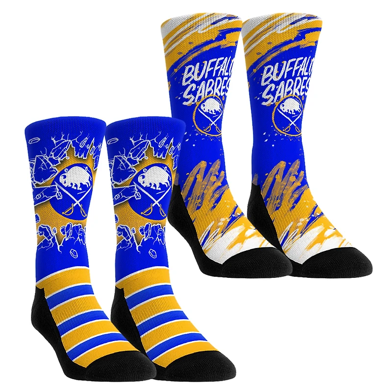 Youth Rock Em Socks Buffalo Sabres Ice Breaker Two-Pack Crew Socks Set