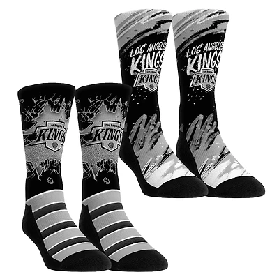 Youth Rock Em Socks  Los Angeles Kings Ice Breaker Two-Pack Crew Socks Set