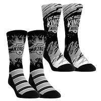 Youth Rock Em Socks  Los Angeles Kings Ice Breaker Two-Pack Crew Socks Set