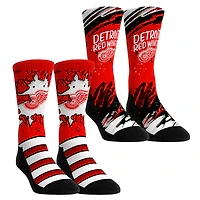 Youth Rock Em Socks  Detroit Red Wings Ice Breaker Two-Pack Crew Socks Set