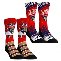 Youth Rock Em Socks  Florida Panthers Ice Breaker Two-Pack Crew Socks Set