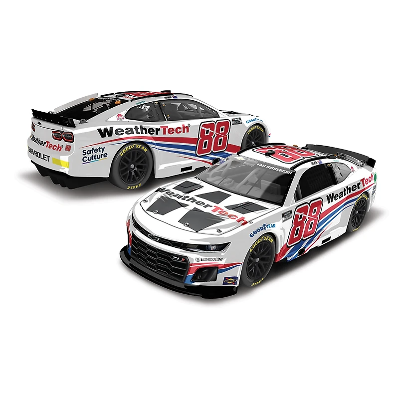 Action Racing Shane van Gisbergen 2025 #88 WeatherTech 1:24 Autographed Regular Paint Die-Cast Chevrolet Camaro