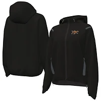 Women's Under Armour  Black Campbell Fighting Camels UA Storm Raglan Woven Full-Zip Hoodie