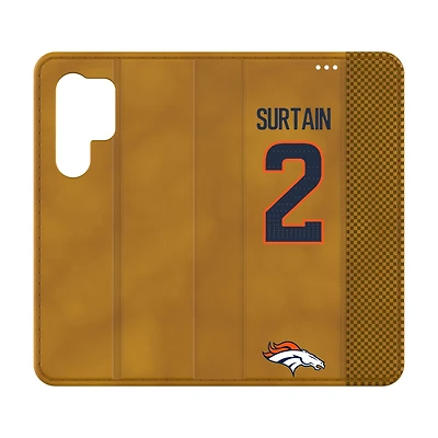 Keyscaper Patrick Surtain Brown Denver Broncos Galaxy Folio Case