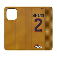 Keyscaper Patrick Surtain Brown Denver Broncos Folio iPhone Case