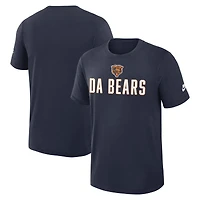 Men's Nike Navy Chicago Bears Rewind Slub T-Shirt