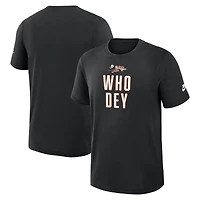 Men's Nike Black Cincinnati Bengals Rewind Slub T-Shirt