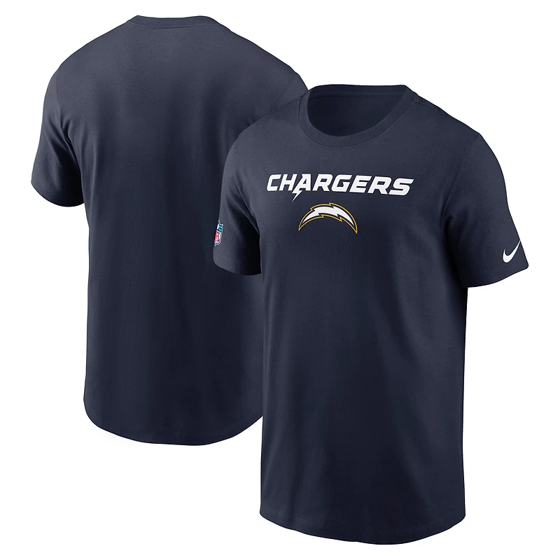 Men's Nike Navy Los Angeles Chargers Alternate Super Chargers Sideline Performance T-Shirt