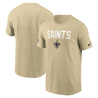 Men's Nike Gold New Orleans Saints Alt Pack Onside Conversion Performance T-Shirt