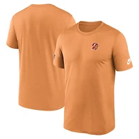 Men's Nike Orange Tampa Bay Buccaneers Sideline Alt Pack Small Logo Legend Performance T-Shirt