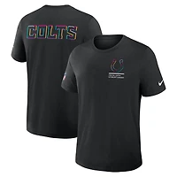 Men's Nike Black Indianapolis Colts 2025 NFL Crucial Catch Tri-Blend Dri-FIT T-Shirt