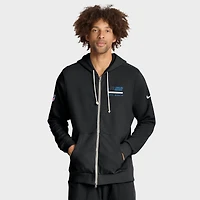 Men's Nike Black Carolina Panthers Sideline Standard Issue Utility Player Dri-FIT Full-Zip Hoodie