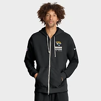 Men's Nike Black Jacksonville Jaguars Sideline Standard Issue Utility Player Dri-FIT Full-Zip Hoodie