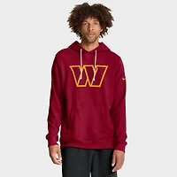 Men's Nike Burgundy Washington Commanders Sideline Standard Issue Initial Home Dri-FIT Hoodie