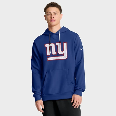 Men's Nike Royal New York Giants Sideline Standard Issue Initial Home Dri-FIT Hoodie