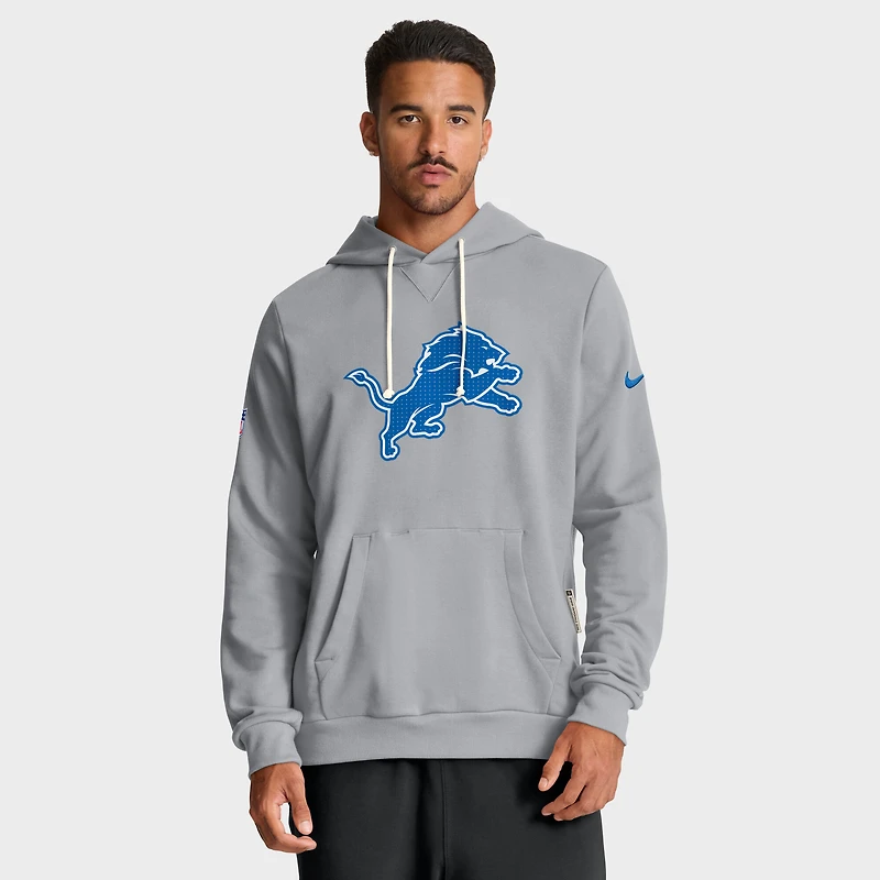 Men's Nike Detroit Lions Sideline Standard Issue Initial Home Dri-FIT Hoodie