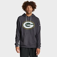Men's Nike Anthracite Green Bay Packers Sideline Standard Issue Initial Home Dri-FIT Hoodie