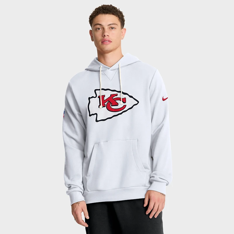 Men's Nike Kansas City Chiefs Sideline Standard Issue Initial Home Dri-FIT Hoodie