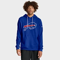 Men's Nike Royal Buffalo Bills Sideline Standard Issue Initial Home Dri-FIT Hoodie