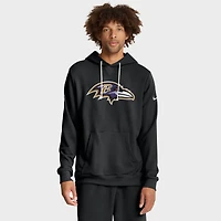 Men's Nike Baltimore Ravens Sideline Standard Issue Initial Home Dri-FIT Hoodie