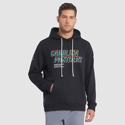 Men's Nike Black Carolina Panthers 2025 NFL Crucial Catch Sideline Standard Issue Dri-FIT Hoodie